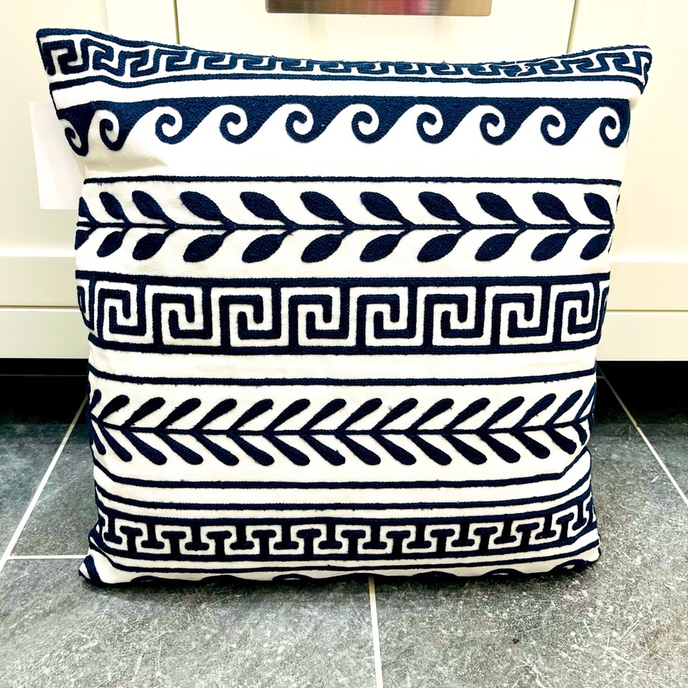 Greek Handmade Designed Throw Pillow
